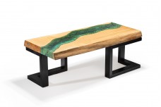 Birch wood river coffee table 