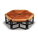 Bubinga tables set