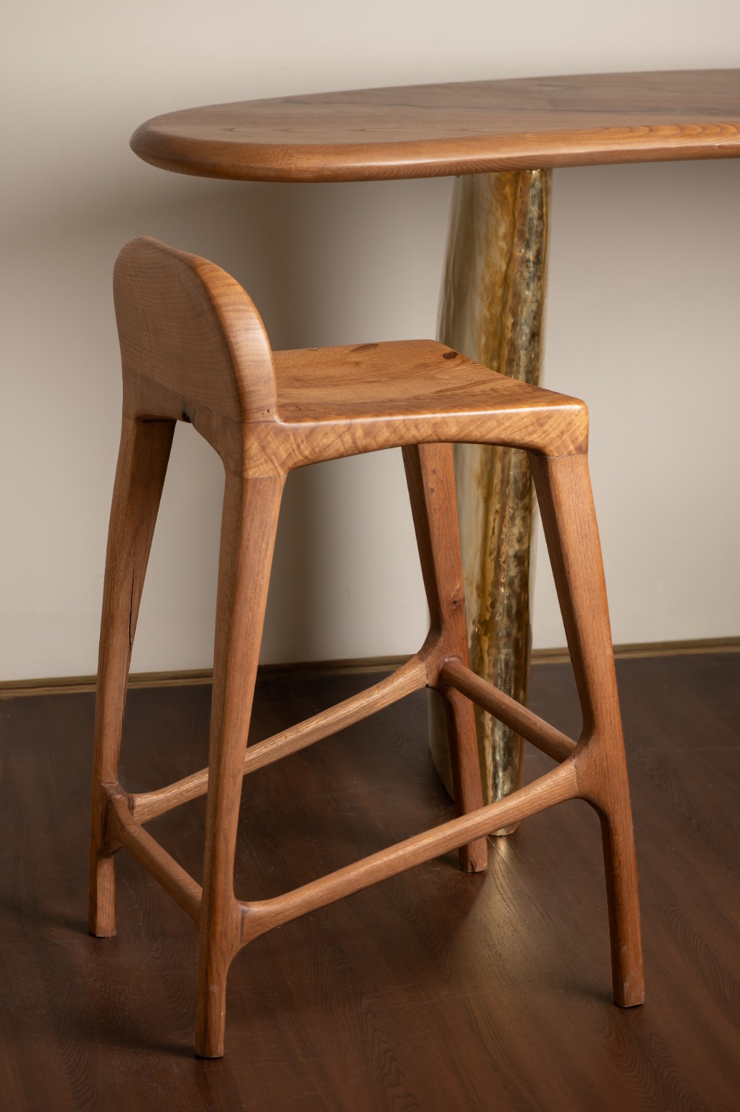 WhatsApp Image 2026-02-01 at 4.12.26 PM (20) Bar Stool - Beech Wood - Image 1